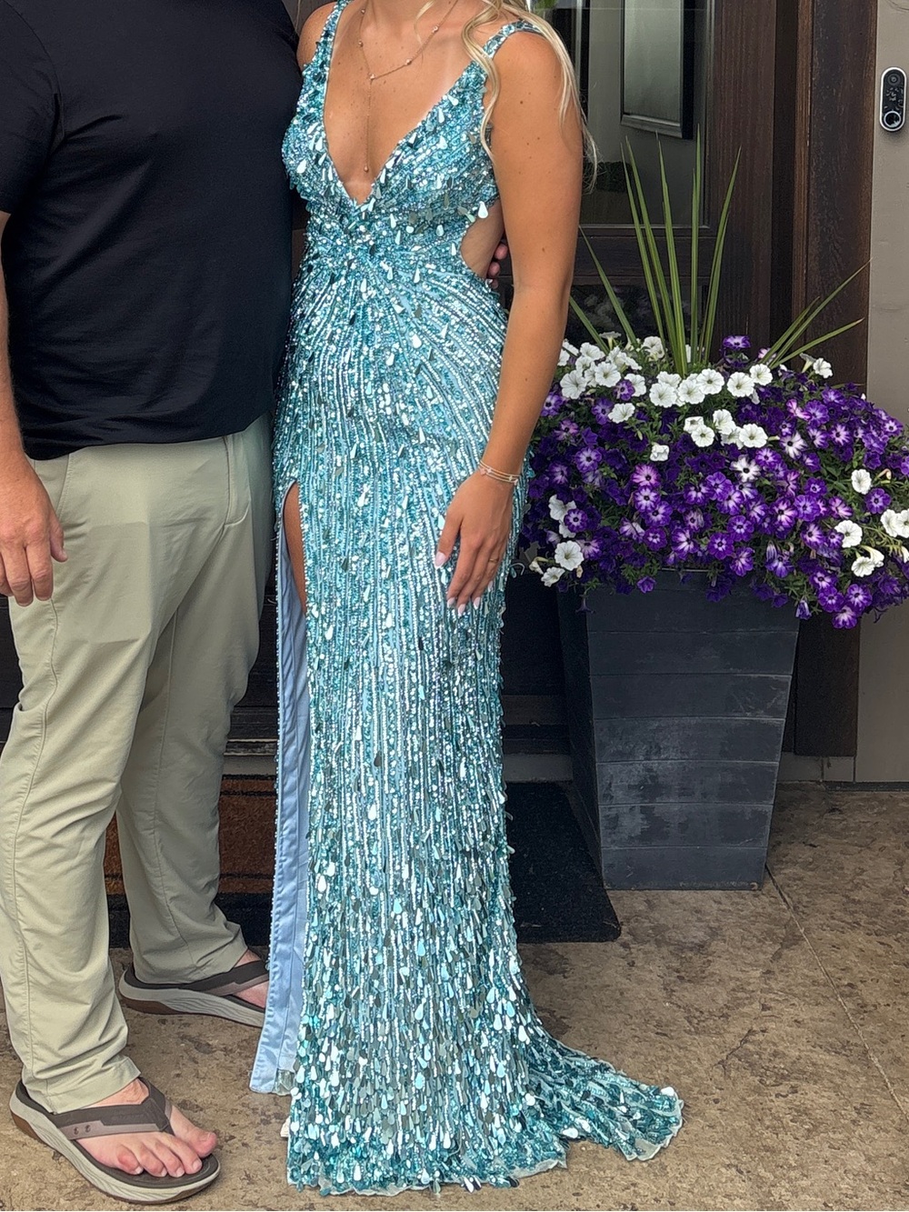 Sherri hill dress - aqua size 2
